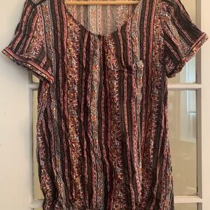 Fat Face floral striped Blouse